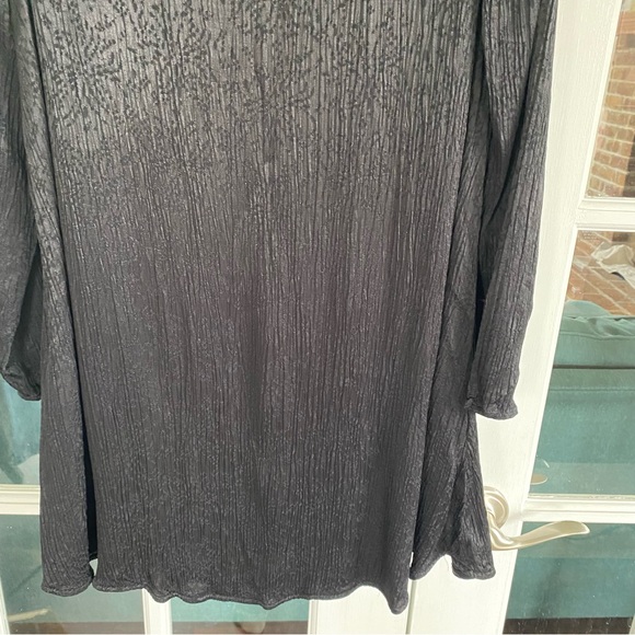 Sezane Ariette Dress FR 40 US 6 Black Shift Swing - Picture 9 of 15